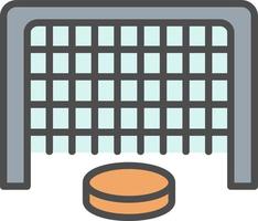 Hockey Net Vector Icon