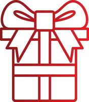 icono de vector de caja de regalo