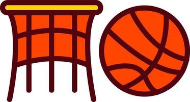 icono de vector de baloncesto