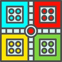 icono de vector de ludo