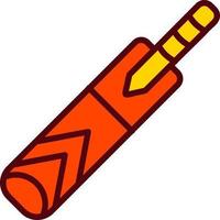 Cricket Bat Vector Icon