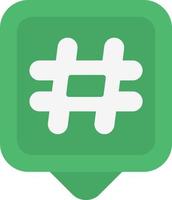 diseño de icono de vector de hashtags