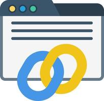 Backlinks Vector Icon Design