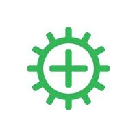 first safety sign vector design icon