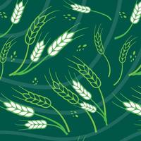 Seamless Wheat Pattern Vector Background. Nature Wallpaper Wheat patern. Illustration. Illustration Seamless Wheat Pattern for textiles and  wrapping paper.