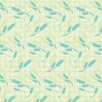 Seamless Wheat Pattern Vector Background. Nature Wallpaper Wheat patern. Illustration. Illustration Seamless Wheat Pattern for textiles and  wrapping paper.