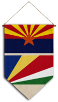 flagge beziehung land hängende stoff reise einwanderung beratung visum transparent arizona seychellen png