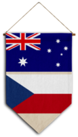 vlag relatie land hangende kleding stof reizen immigratie advies Visa transparant Australië Tsjechisch republiek png