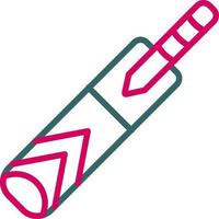 Cricket Bat Vector Icon