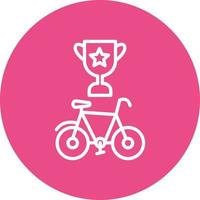 Bicycle Championship Vector Icon