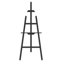 An easel, isolated on a white background. Vector illustration