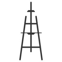 An easel, isolated on a white background. Vector illustration