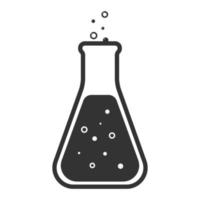 Lab flask icon. Vector illustration