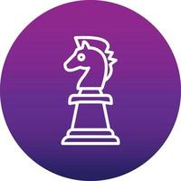 Chess Knight Vector Icon