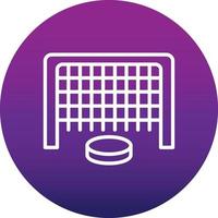 Hockey Net Vector Icon