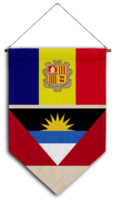 bandeira relação país pendurado tecido viagem consultoria de imigração visto transparente andorra antígua ang barbuda png