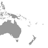 Niue on world map. Vector illustration.