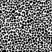 patrón de estampado de leopardo negro vectorial animal sin costuras. Resumen de piel de leopardo para impresión, corte y manualidades, ideal para tazas, pegatinas, plantillas, web, portada, pegatinas de pared, decoración del hogar y mucho más. vector