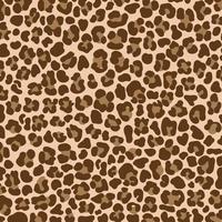 patrón de estampado de leopardo marrón vectorial animal sin costuras. Resumen de piel de leopardo para impresión, corte y manualidades, ideal para tazas, pegatinas, plantillas, web, portada, pegatinas de pared, decoración del hogar y mucho más.