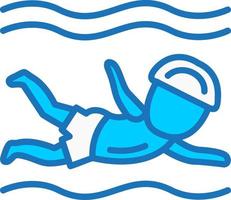 Swimmer Vector Icon