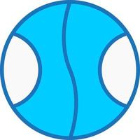 icono de vector de pelota de tenis