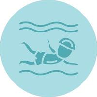 Swimmer Vector Icon