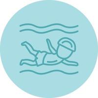 Swimmer Vector Icon