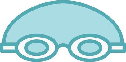 icono de vector de gafas de nadadores