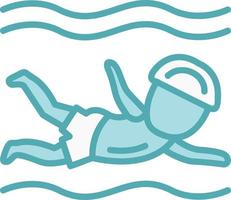 Swimmer Vector Icon