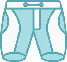 icono de vector de pantalones cortos