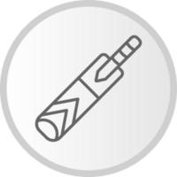 Cricket Bat Vector Icon