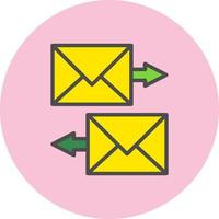 Exchange Mails Vector Icon