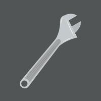 Wrench vector illustration for graphic design and decorative element