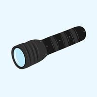 Flashlight vector illustration for graphic design and decorative element