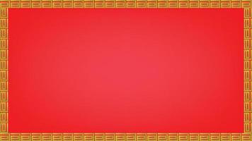 Chinese New Year Background Template. Happy lunar year frame background vector in 4K ratio. suitable for ad poster background.