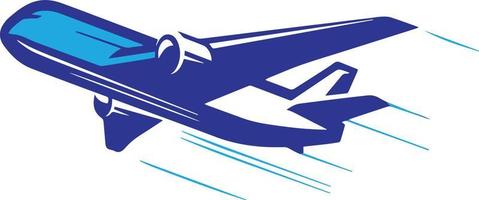 Aircraft, airplane, flight, taking off plane logo vector