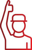 Umpire Vector Icon