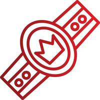 Champion Belt Vector Icon