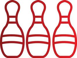 Bowling Pins Vector Icon