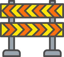 Road Block Vector Icon