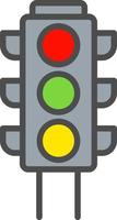 Traffic Light Vector Icon