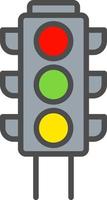 Traffic Light Vector Icon