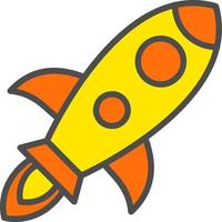 Rocket Vector Icon