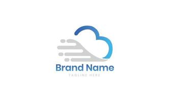 Creative Cloud logo design vector template. Pro vector