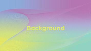 Modern abstract colorful background with wavy lines vector