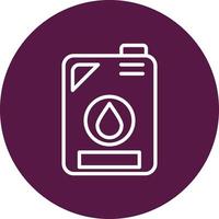 Oil Bottle Vector Icon