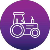 icono de vector de tractor