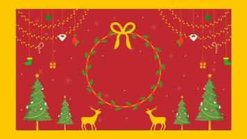 christmas background with copy space vector