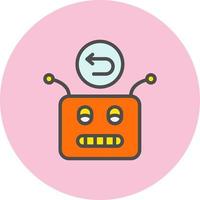 icono de vector de respuesta automática