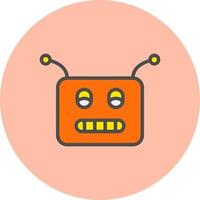 icono de vector de robot